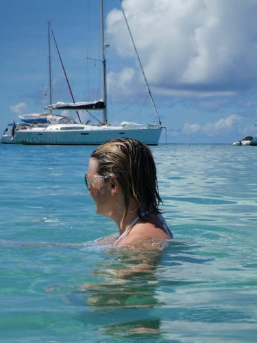 Janey in Salt Whistle Bay © Ian & Andrea Treleaven